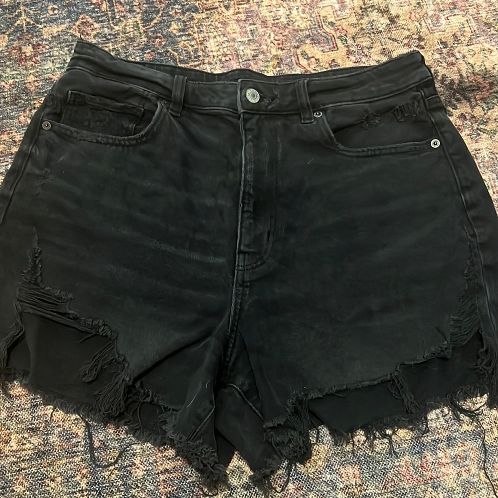 American Eagle black wash denim